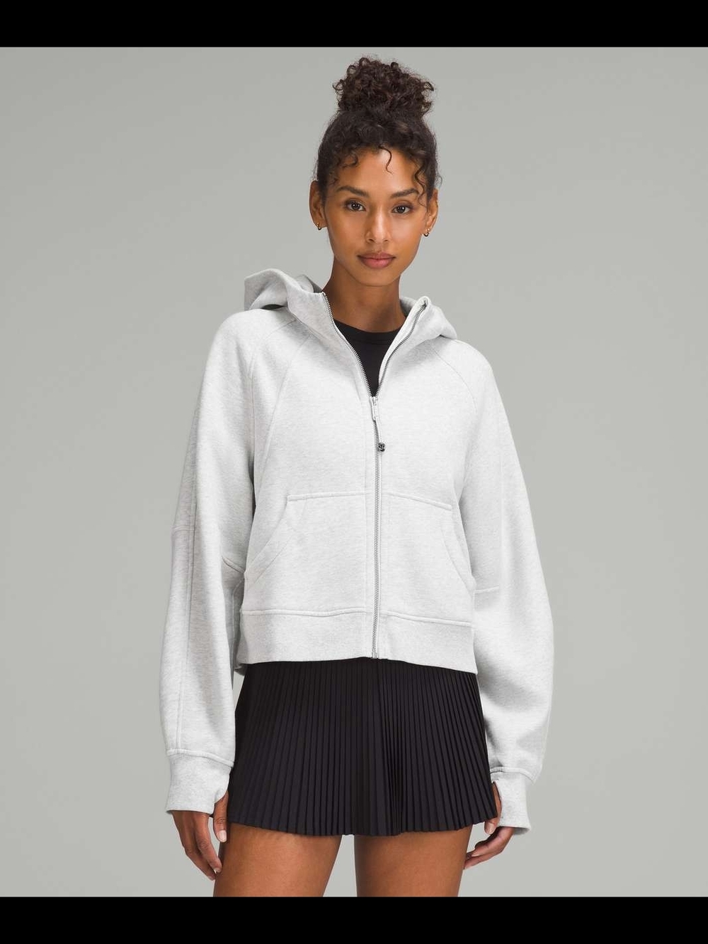 lululemon athletica Scuba Oversized Full Zip Light Heather Gray Hoodie